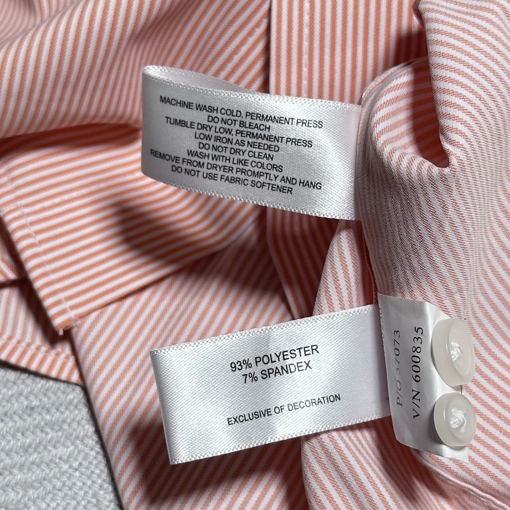 NEW Cutter & Buck Versatech Button Down Shirt Mens 4XLT Pinstripe Performance F6 - Picture 4 of 10